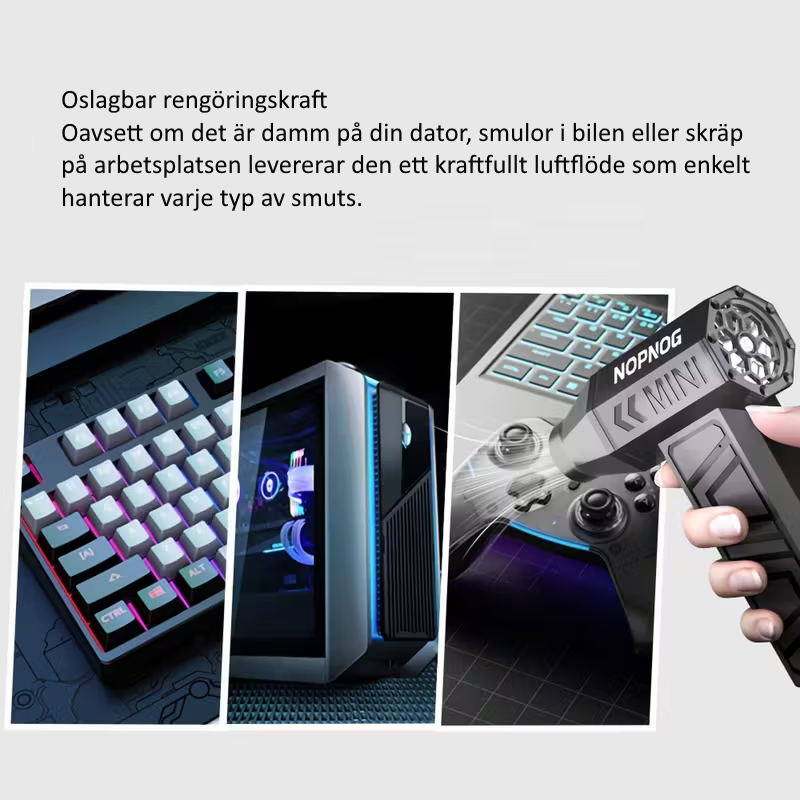 PowerBlåsan – Trådlös luftkanon