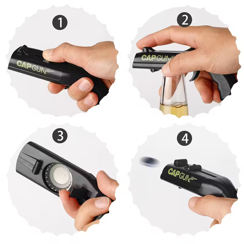 Kapsylpistoler – Cap Gun flasköppnare