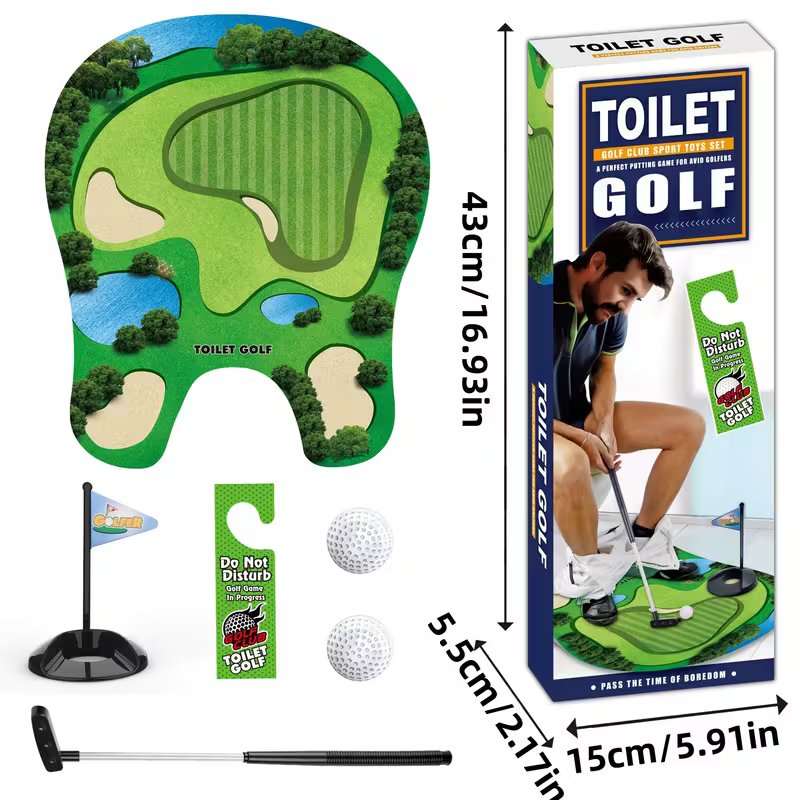 Toalettgolf – minisett